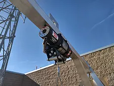 Bio-Barge II Work Platforms Warn Wench