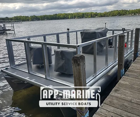 UTL-14R&trade; Commercial Pontoon Boat